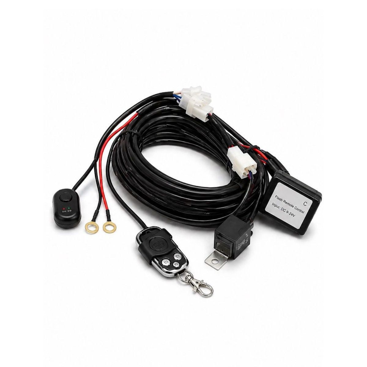 GENERICO - Kit De Cableado Ramal Instalación Neblineros Con Control