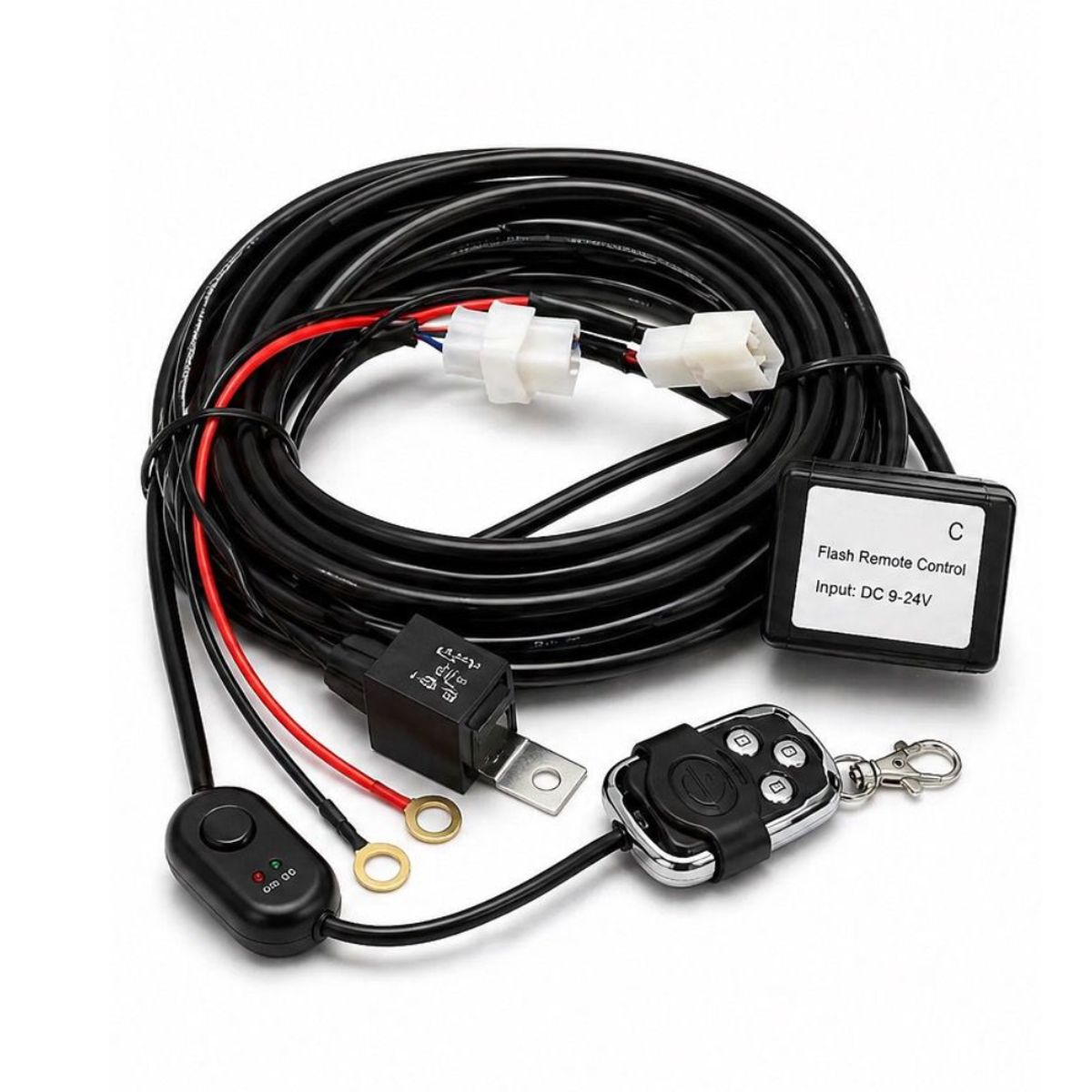 GENERICO - Kit De Cableado Ramal Instalación Neblineros Con Control
