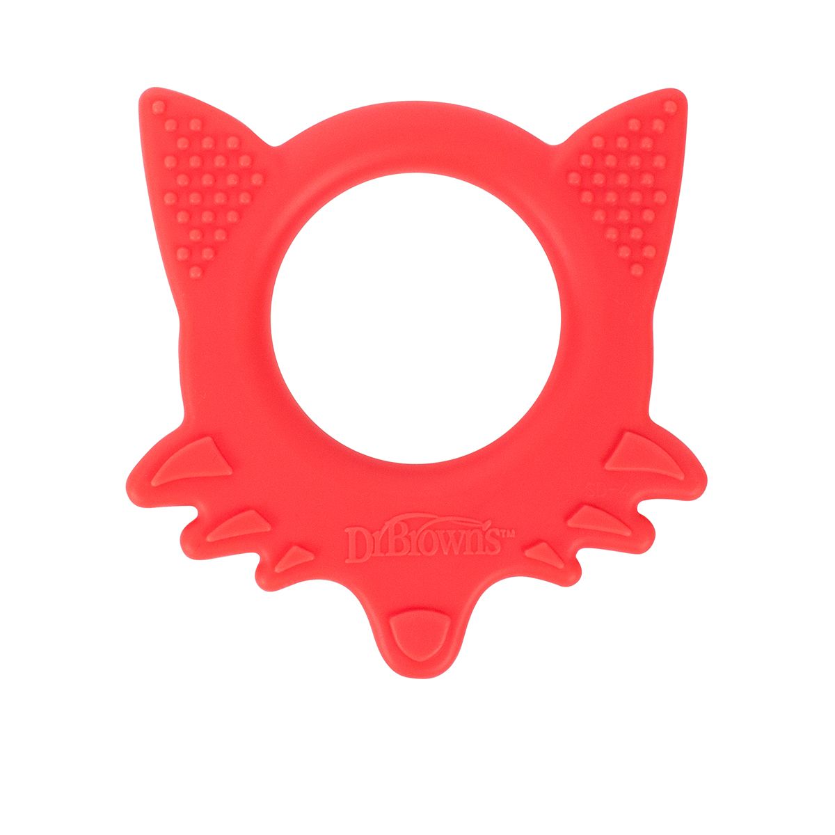 DR BROWN'S - Mordedor Flexible Dr. Brown´s Modelo Zorro Rojo 3m+