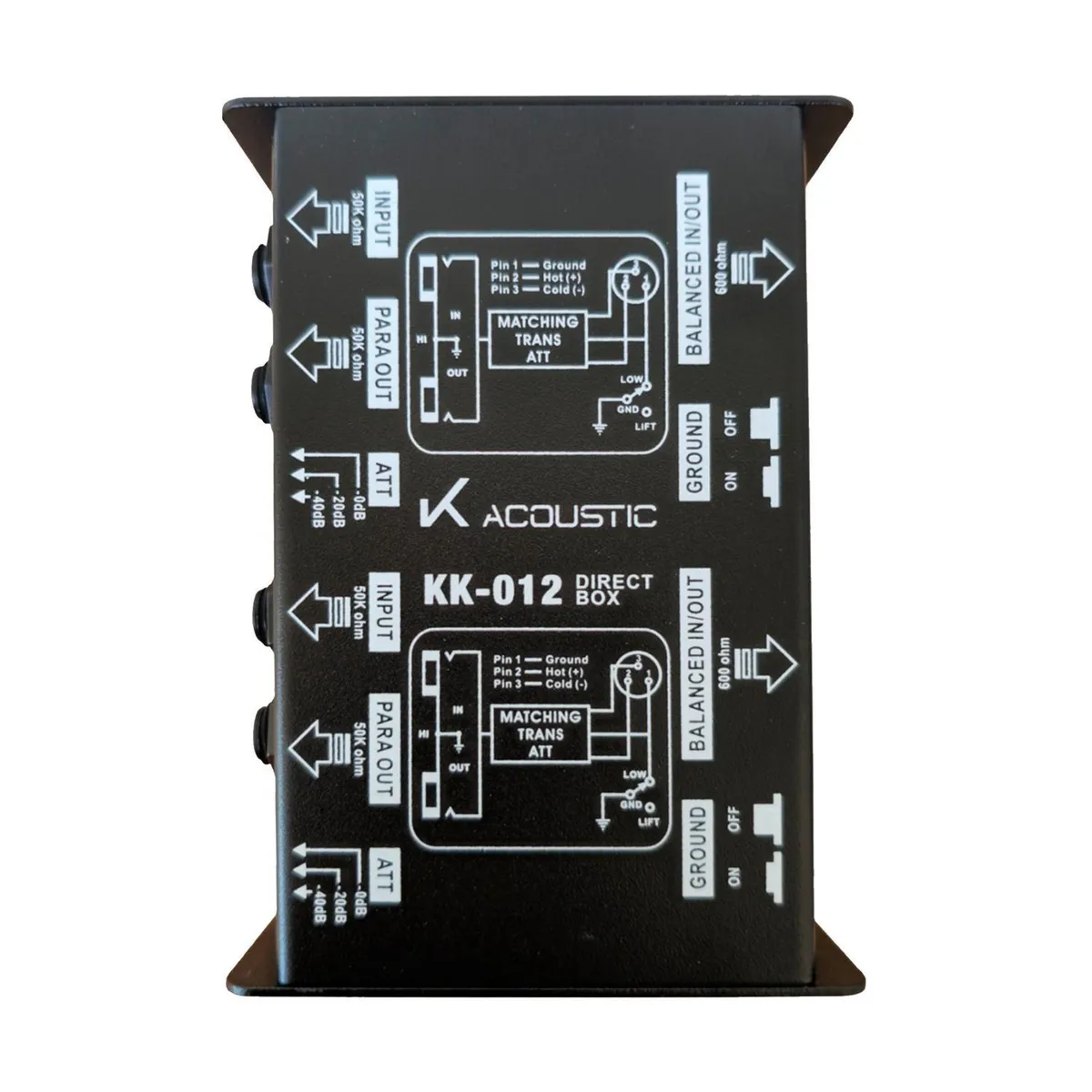K ACOUSTIC - Caja Directa Pasiva K-Acoustic KK 012