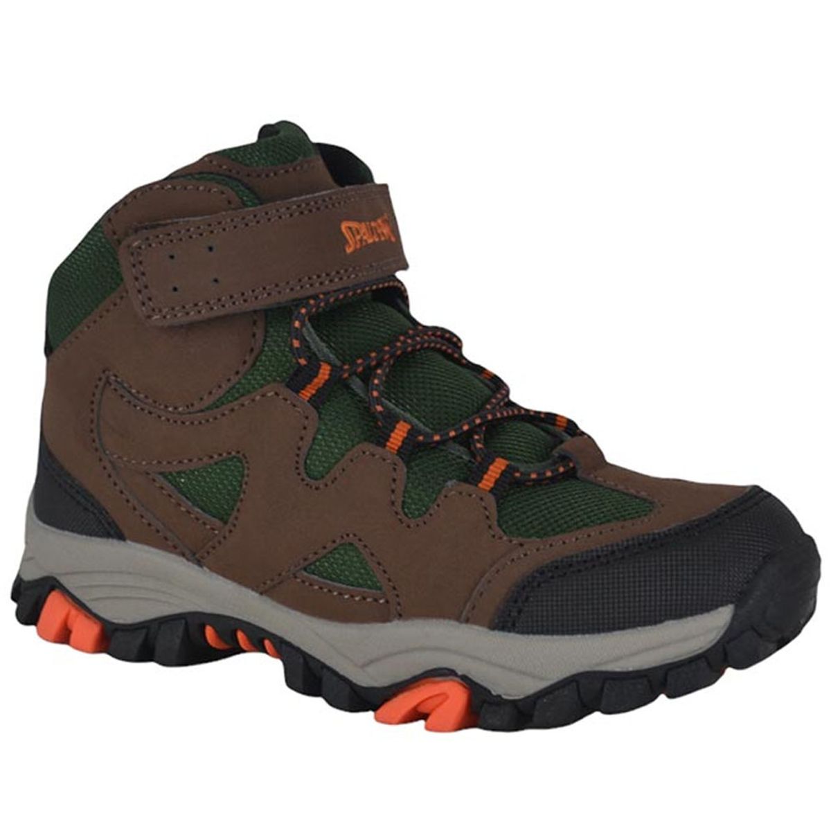 SPALDING - Zapatillas Niño Outdoor Spalding ZNC1018 Café Verde