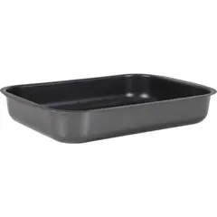 FANTUZZI - Bandeja para horno de aluminio antiadherente doble capa 30x20 cm