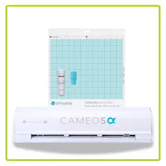 SILHOUETTE - CAMEO 5 BLANCA+ KIT ESTAMPADO Y ENCUADERNACIÓN KS11