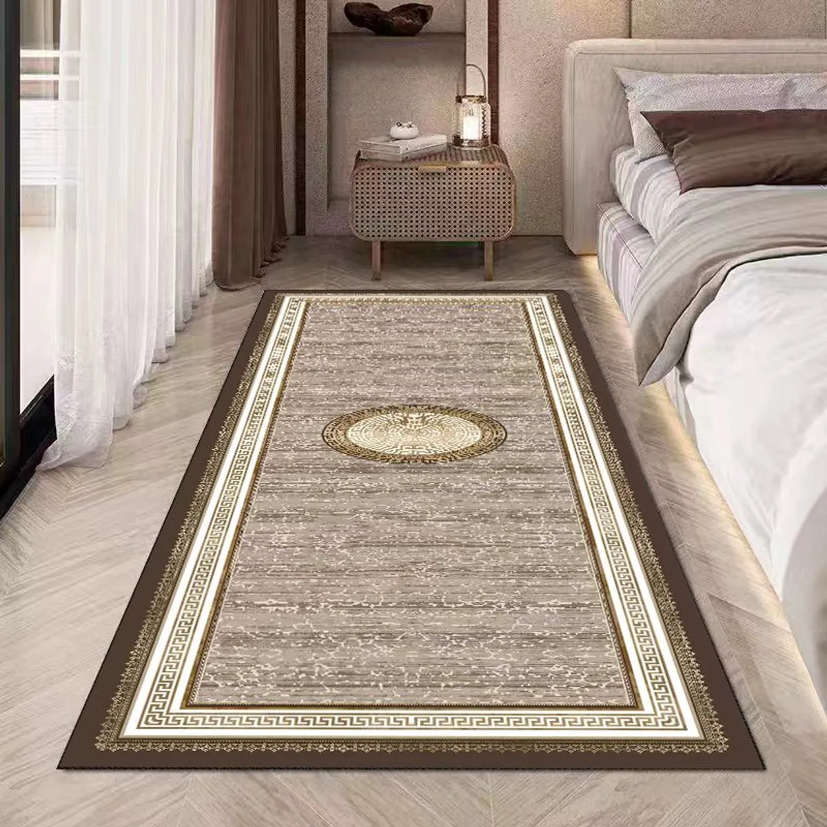 GENERICO - Alfombra De Pasillos Diseño 3d Bajada De Cama Baño Cocina
