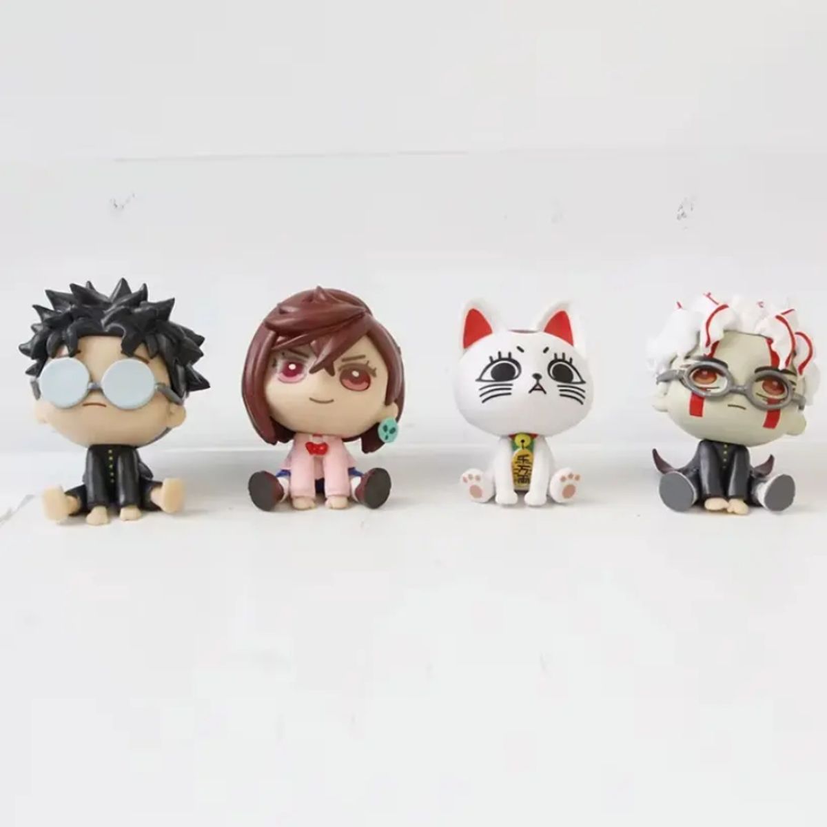 GENERICO - Set 4 Figuras Dandadan Ken Momo Okarun Abuela Turbo Anime