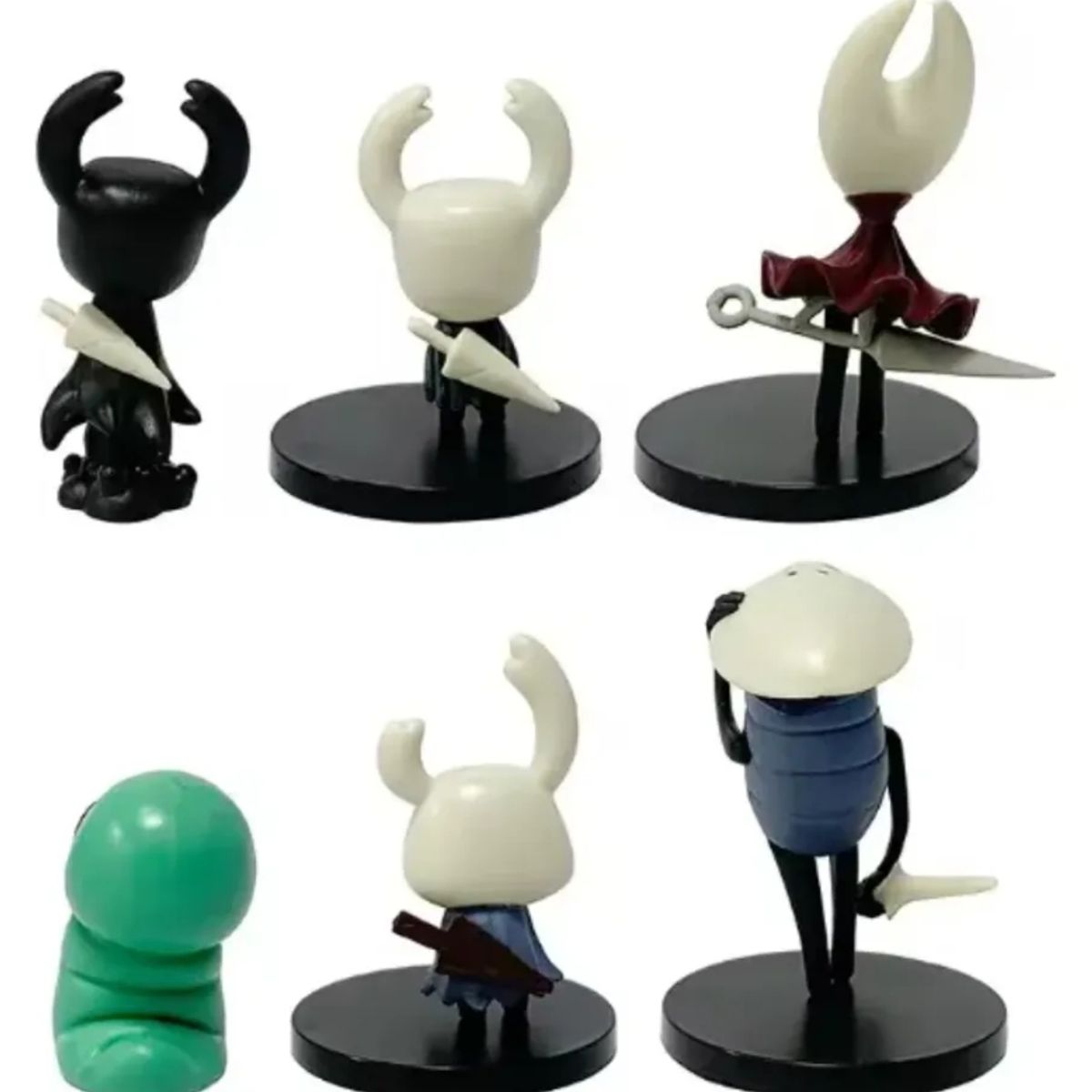 GENERICO - Set 6 Figuras Hollow Knight Hornet Coleccionables