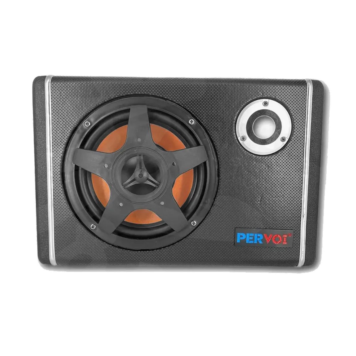 GENERICO - Subwoofer Amplificado Activo Bajo Con Kit De Instalacion