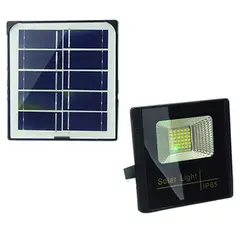 GENERICO - Lampara Foco Solar 30w Panel Solar Control