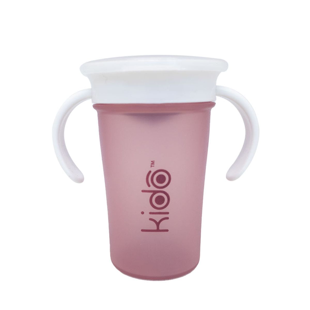 KIDO - VASO 360 ANTIDERRAME CON ASAS ROSA TODDLER 280 ML KIDO