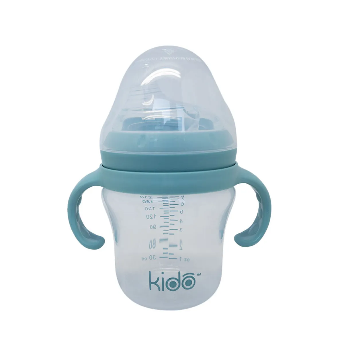 KIDO - VASO ENTRENAMIENTO ANTIDERRAME CON ASAS AZUL TODDLER 250 ML KIDO