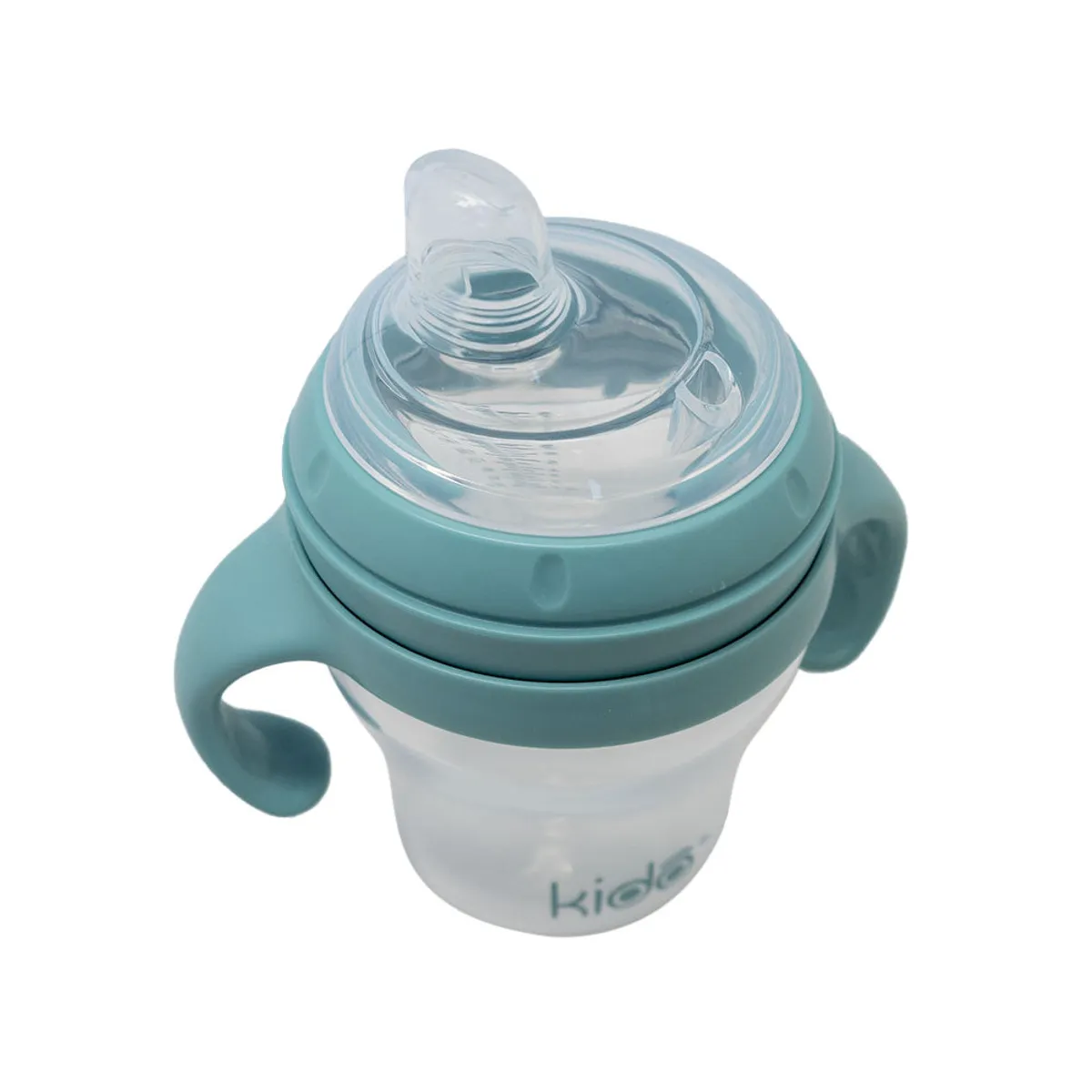 KIDO - VASO ENTRENAMIENTO ANTIDERRAME CON ASAS AZUL TODDLER 250 ML KIDO