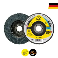 KLINGSPOR - Disco Flap SMT624 Convexo 115 mm Grano 60 Pack 10 UN -