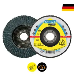 KLINGSPOR - Disco Flap SMT624 Convexo 4 ½ Grano 80 Pack 10 UN -