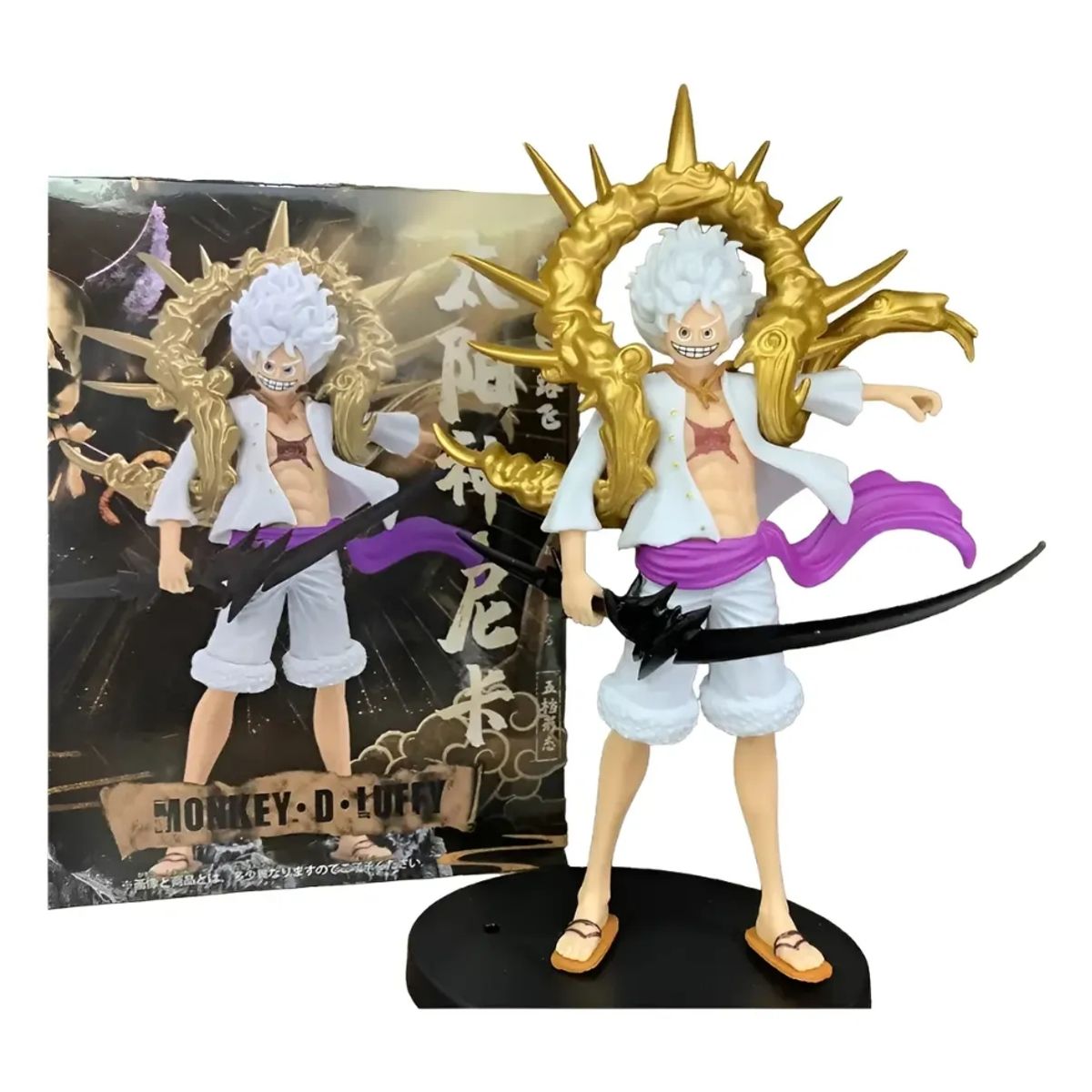 GENERICO - Figura De Monkey D. Luffy - One Piece Gear 5 - Dios Del Sol