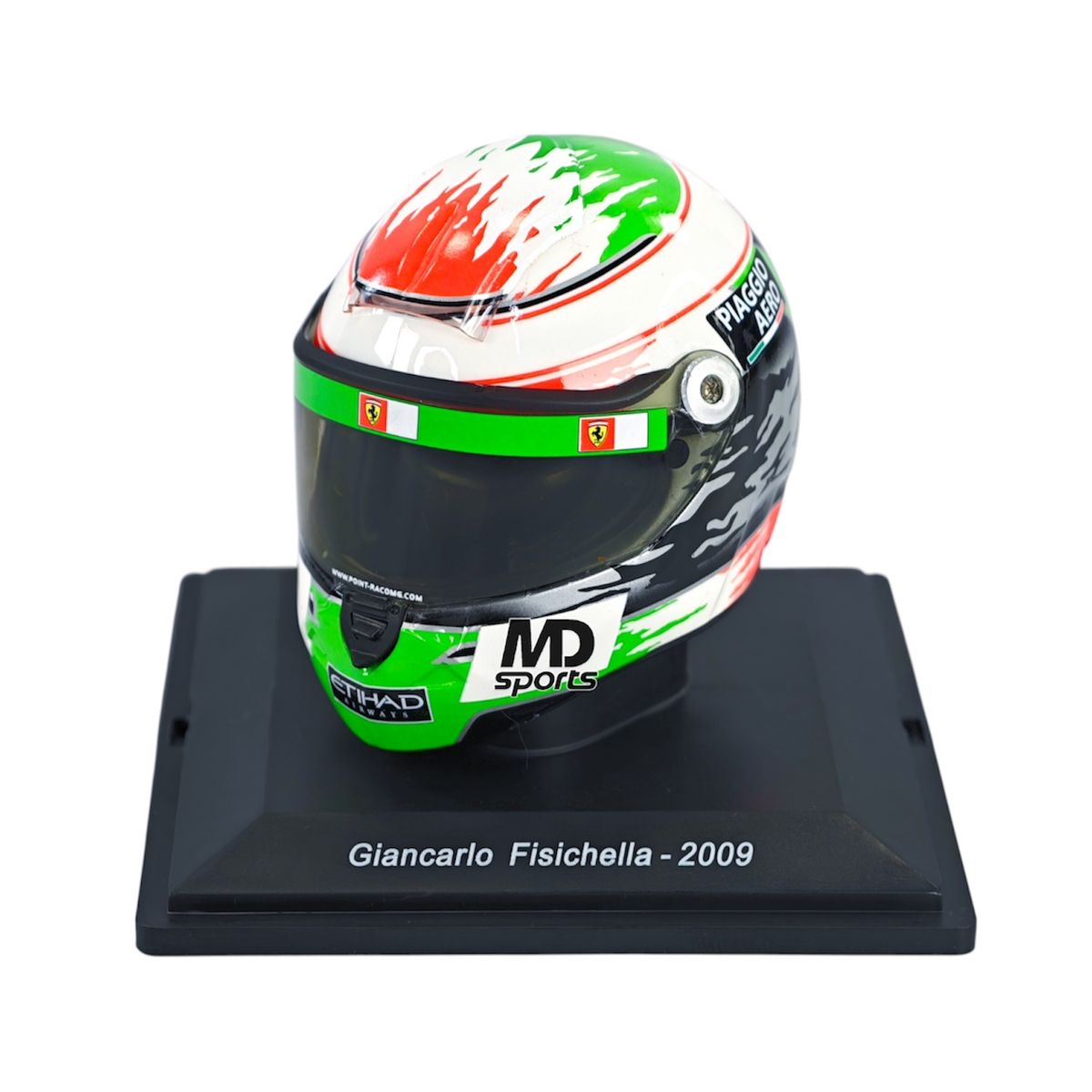 FORMULA 1 - Casco Formula 1 Giancarlo Fisichella Ferrari 2009 Spark 1:5