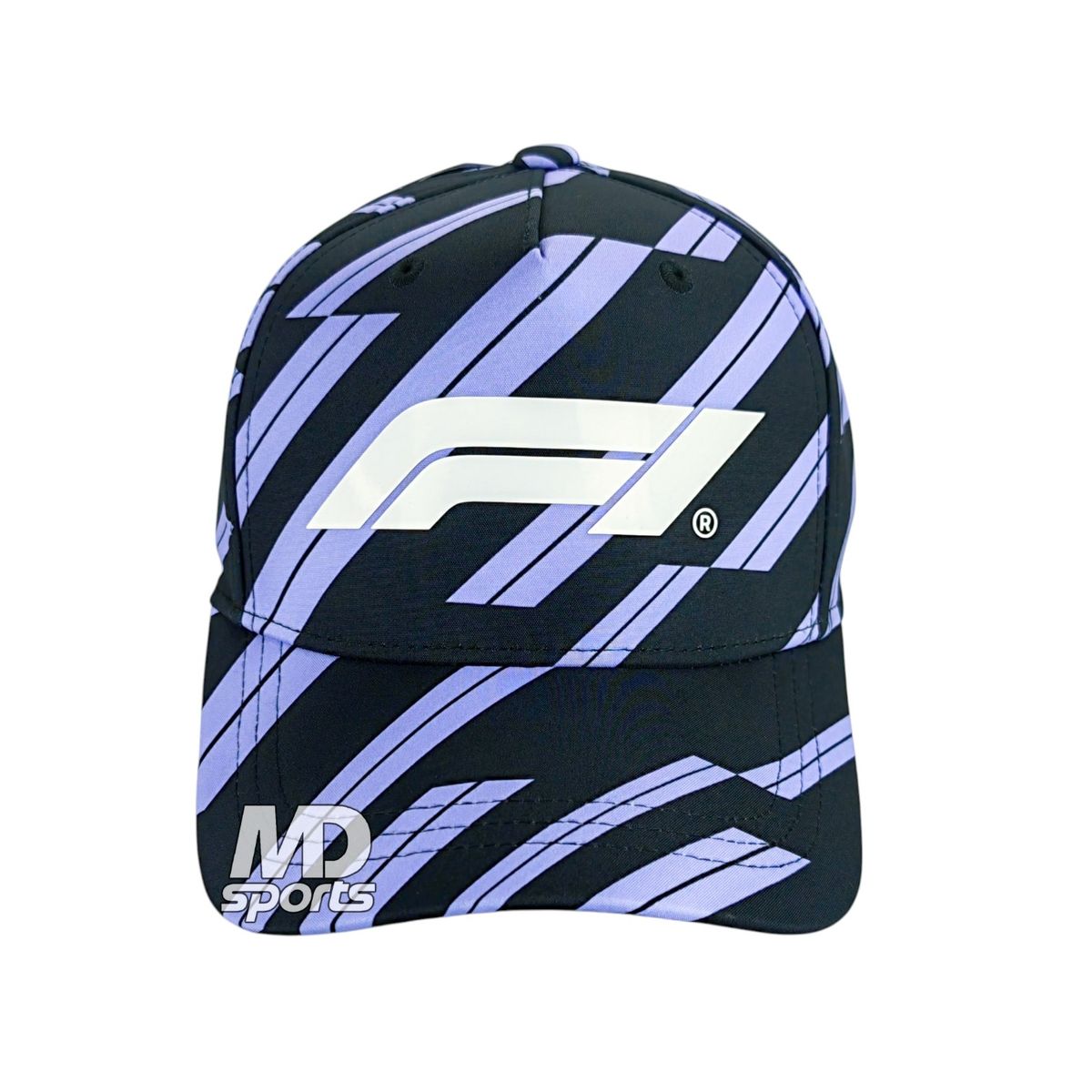 FORMULA 1 - Gorro STICHD Oficial Formula 1 Logotipo F1 Track Graphic 2026 Negro/Lila