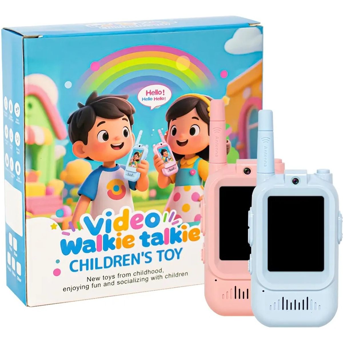 GENERICO - Kit Radios Walkie Talkies Para Niños Videollamada Camara
