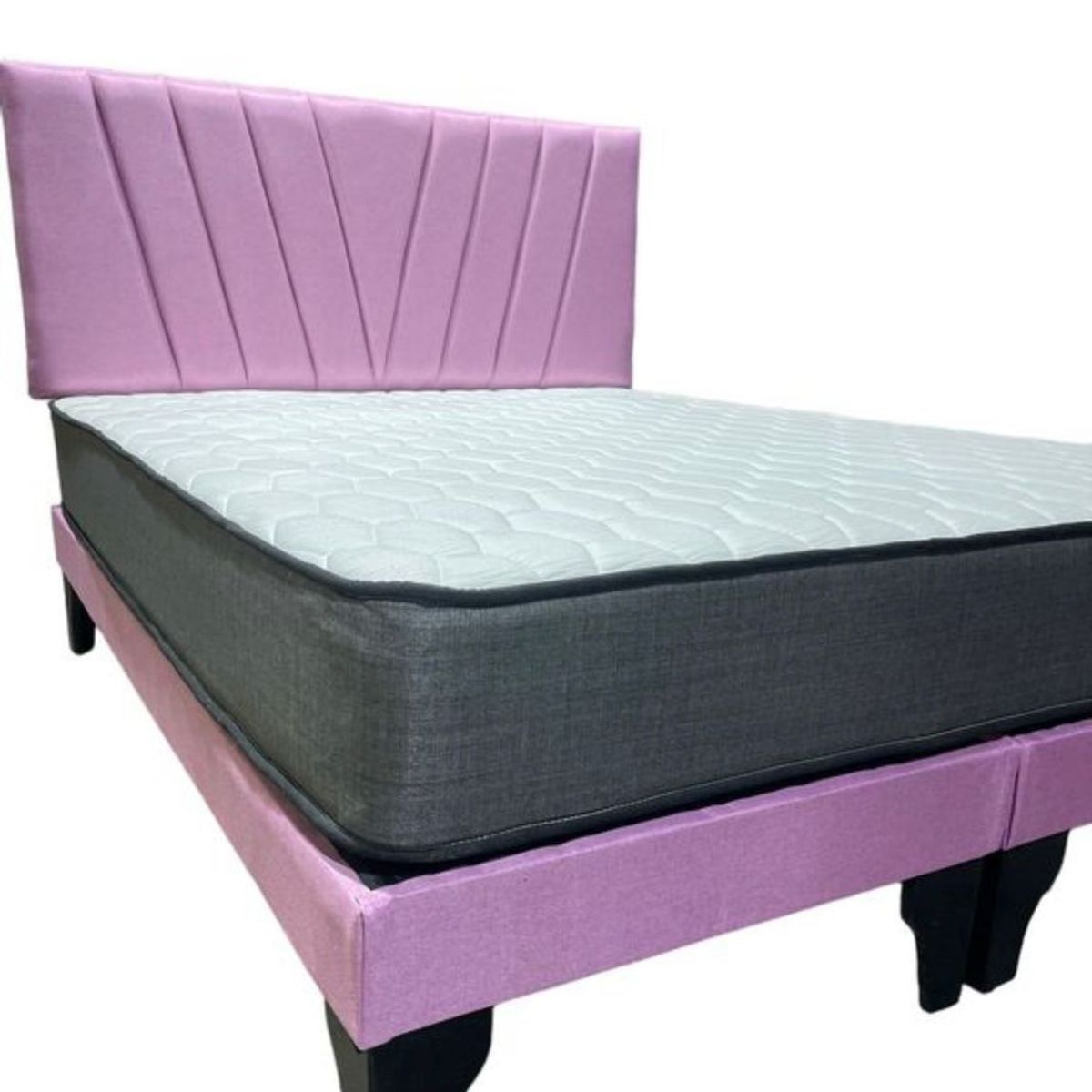 GENERICO - Cama 2 Plazas Color Rosado