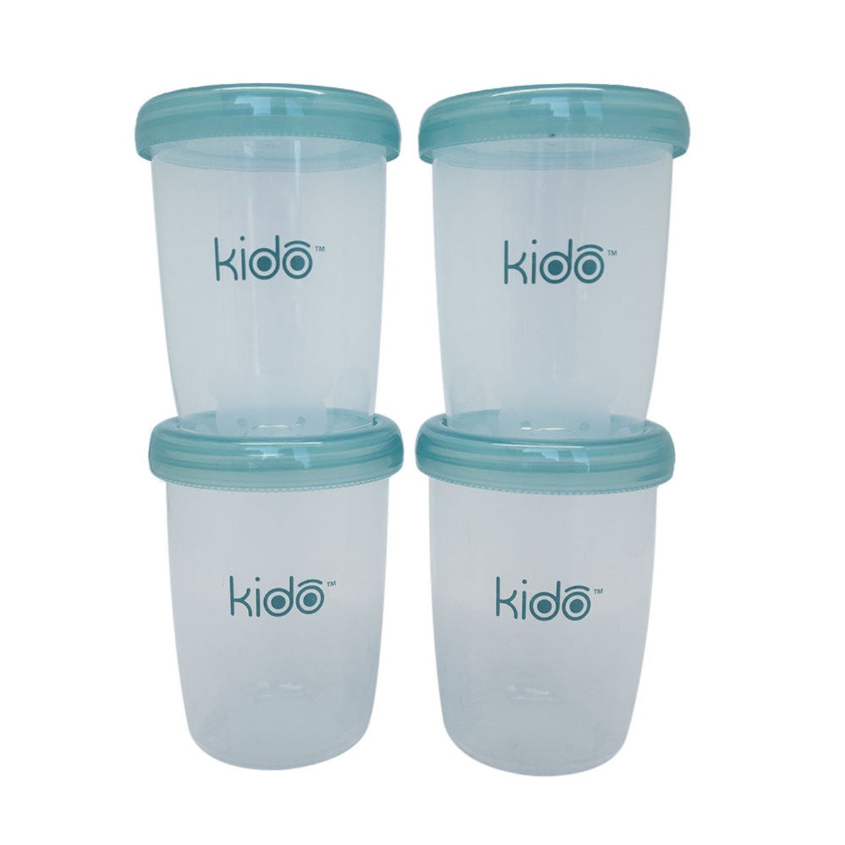 KIDO - SET DE 4 VASOS DE ALMACENAMIENTO TODDLER 180 ML KIDO