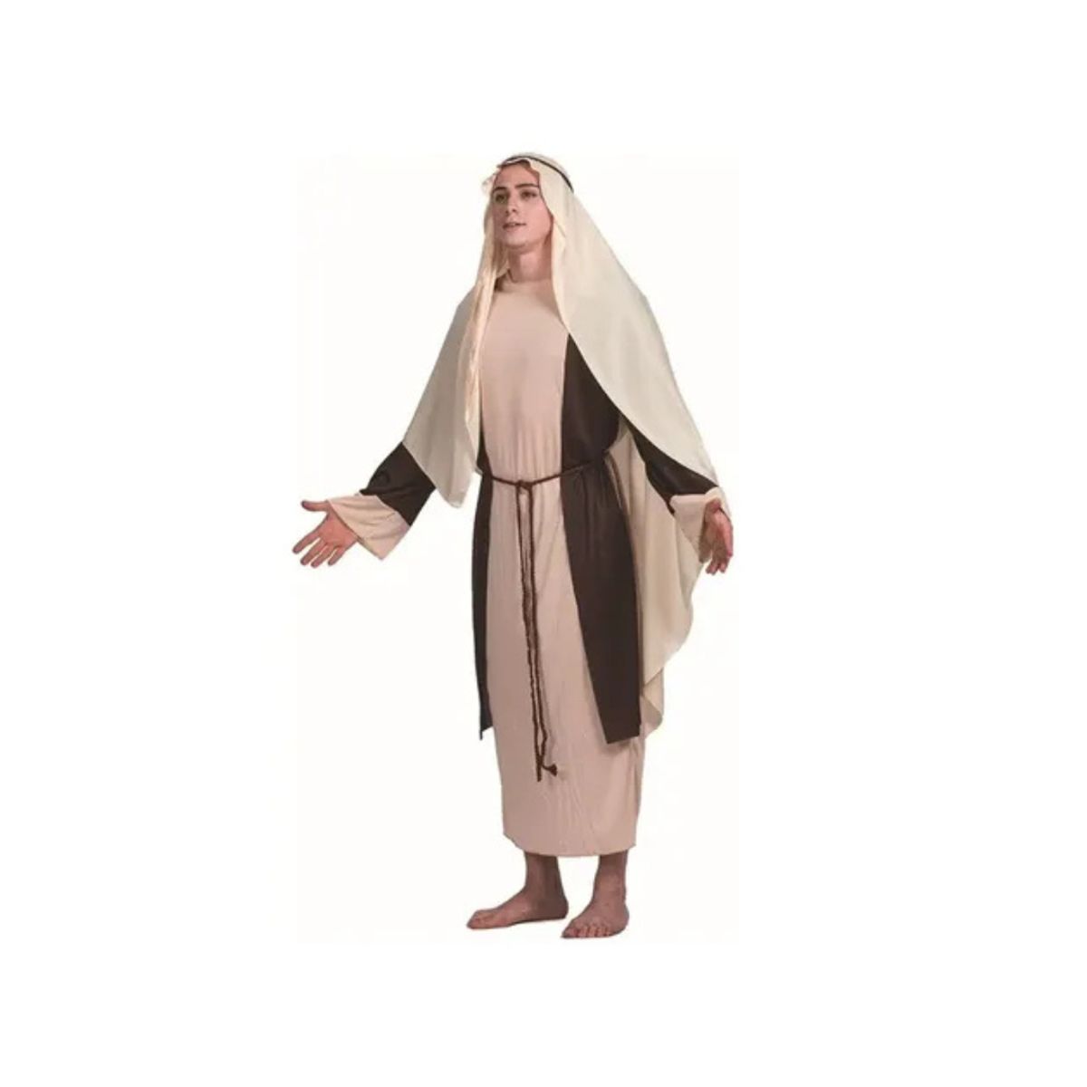 GENERICO - Disfraz Religioso San Jose O Discipulo Hombre S