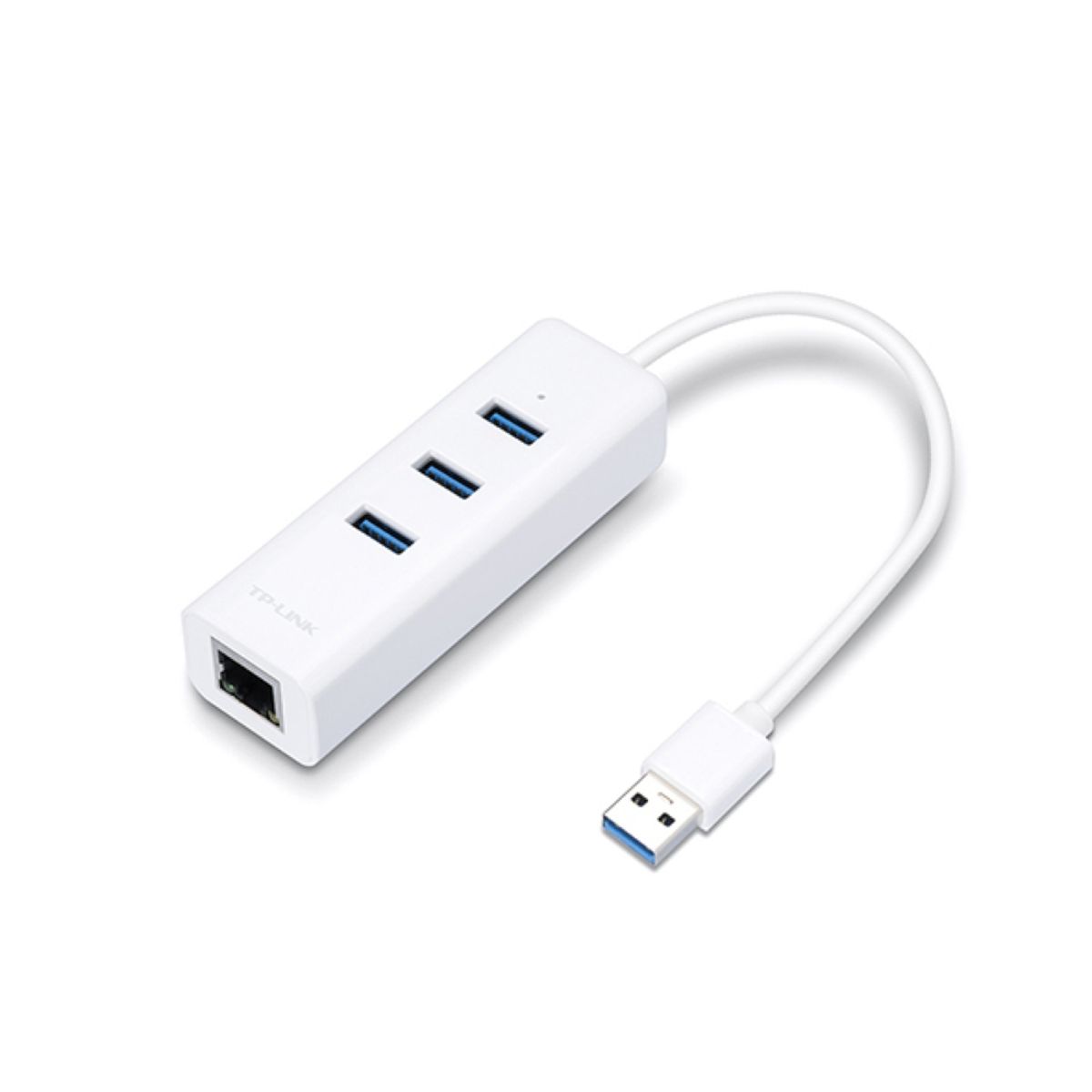 TP LINK - Adaptador USB 3.0 a Ethernet + HUB - TP-Link UE330 - USB-A