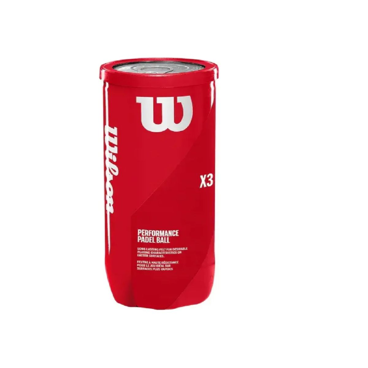 WILSON - Pelotas De Padel Wilson X3 Performance Padel Ball Durabilida
