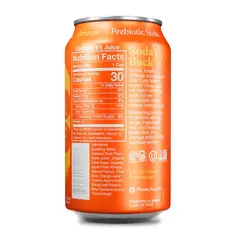 GENERICO - Poppi Bebida Con Prebióticos Naranja Lata 12 x 355 ml