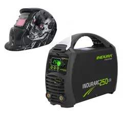 INDURA - Kit Soldadora 250A + Máscara Redbo RBLYE64