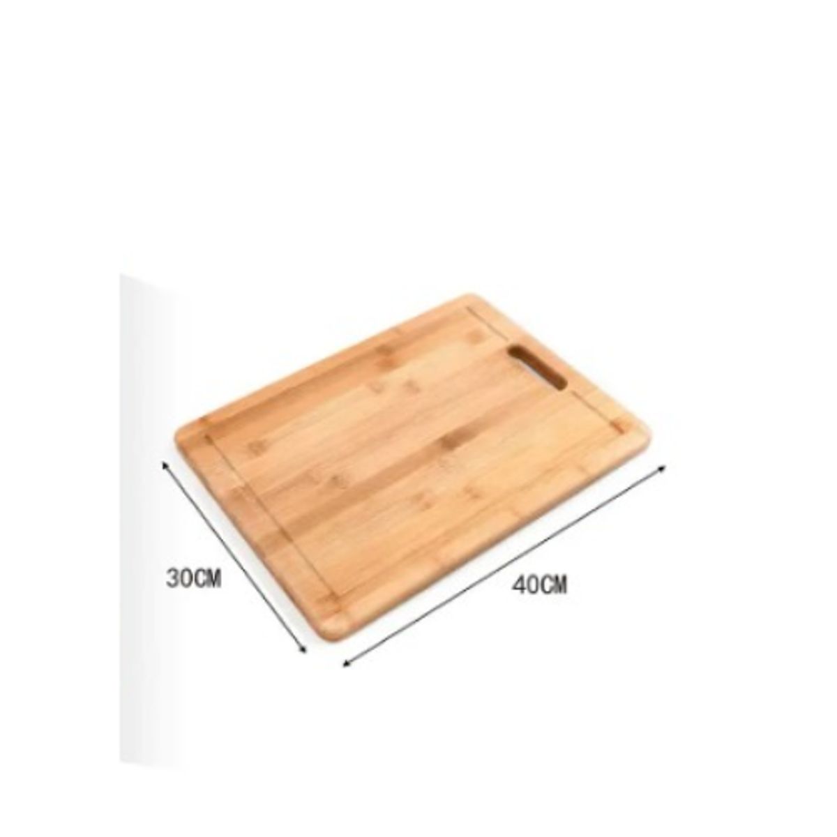 GENERICO - Tabla de Cortar Profesional 30X40CM Madera Natural de Alta Resistencia  Diseño Gourmet para tu Cocina