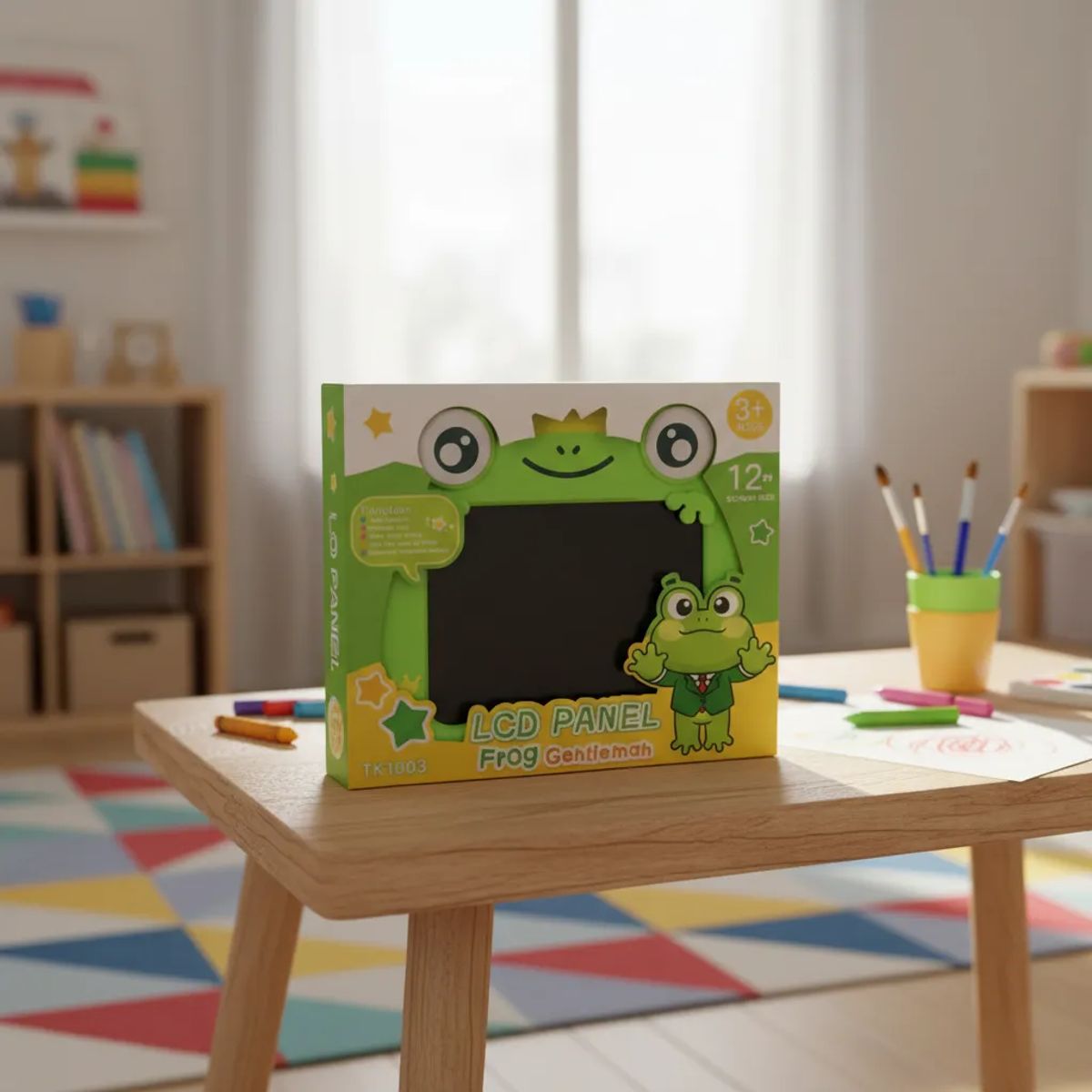 GENERICO - Pizarra Mágica Infantil Rana 30x24 Cm Con Lápiz