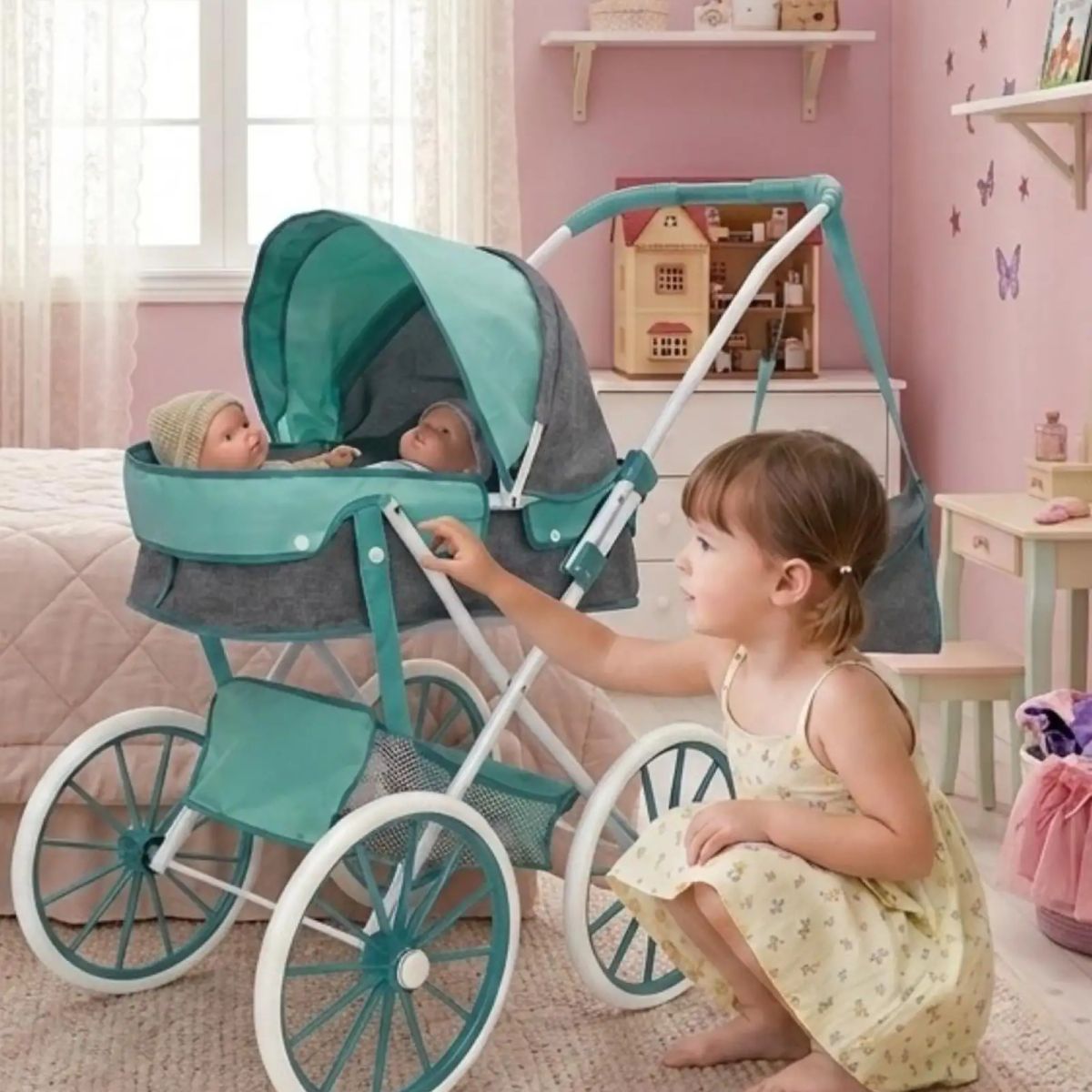 GENERICO - Coche de Muñecas infantil bolso de regalo Estilo Clásico04