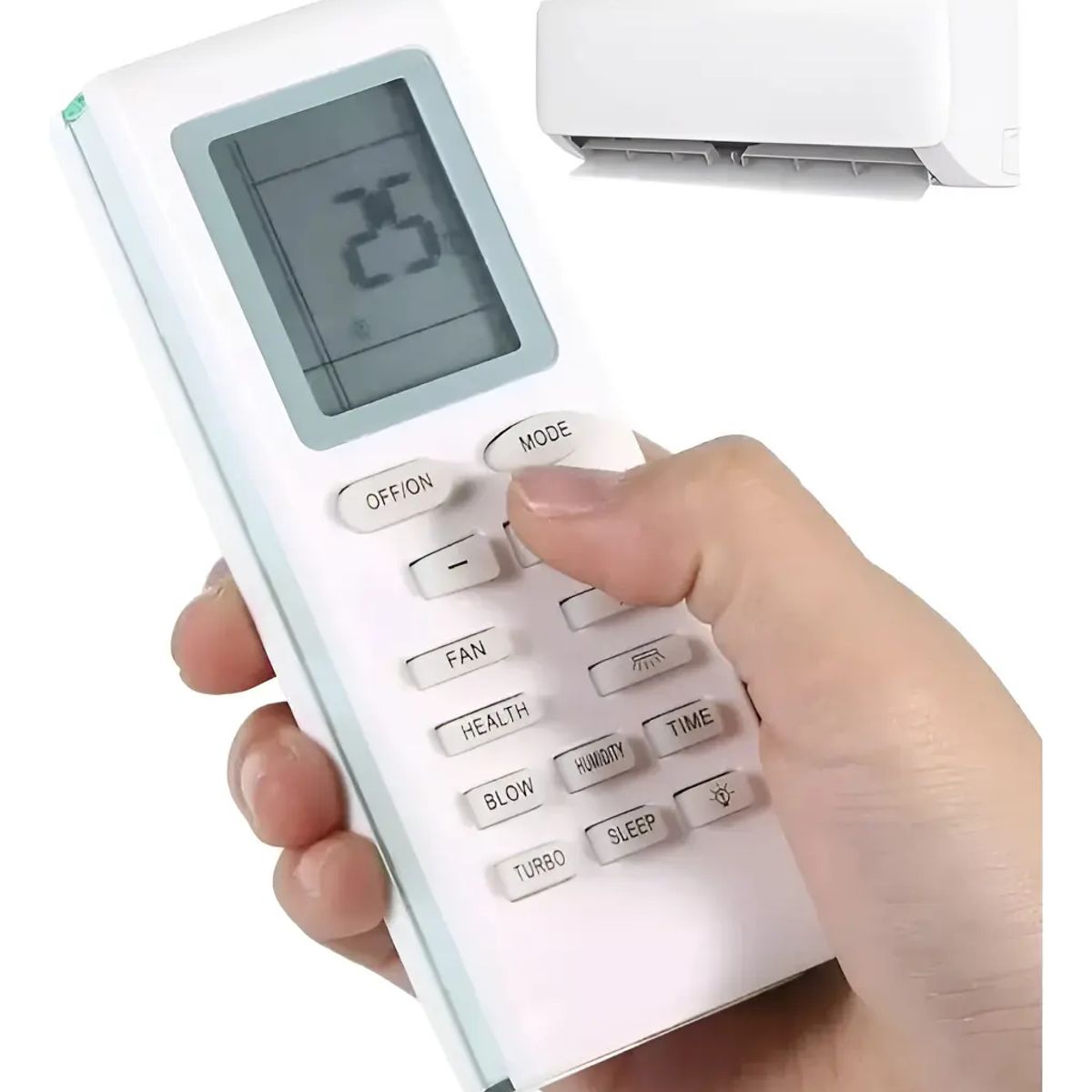 OEM - Control Remoto Para Aire Acondicionado Universal Anwo Blanco