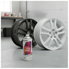 FULLTEC - Spray Tela Madera Metal Plastico Vehicular Colores Blanco Mate