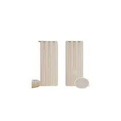 GENERICO - SET DE CORTINAS BLACKOUT TERCIOPELO 140X240CM