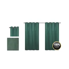 GENERICO - SET DE CORTINAS BLACKOUT TERCIOPELO 140X240CM