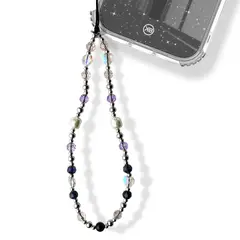 KBOD - Colgante Strap Diseños Y Colores Para Teléfonos Celular Perlas Lilas
