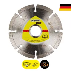 KLINGSPOR - Disco Diamantado Segmentado DT300U 115X1,6X22,23 mm -