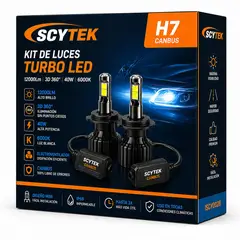 OEM - Kit de Luces Turbo LED H7 Canbus 12000Lm 3D 360° 40W 6000K