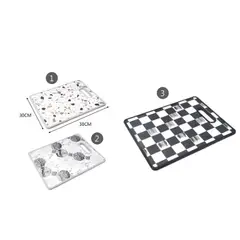 GENERICO - Tabla de Cocina en Plástico Antibacteriano Diseño Aleatorio Superficie de Corte de 23X37cm
