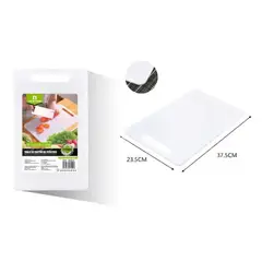 GENERICO - Tabla de Cocina en Plástico Antibacteriano Superficie de Corte de 23.3X37.5cm