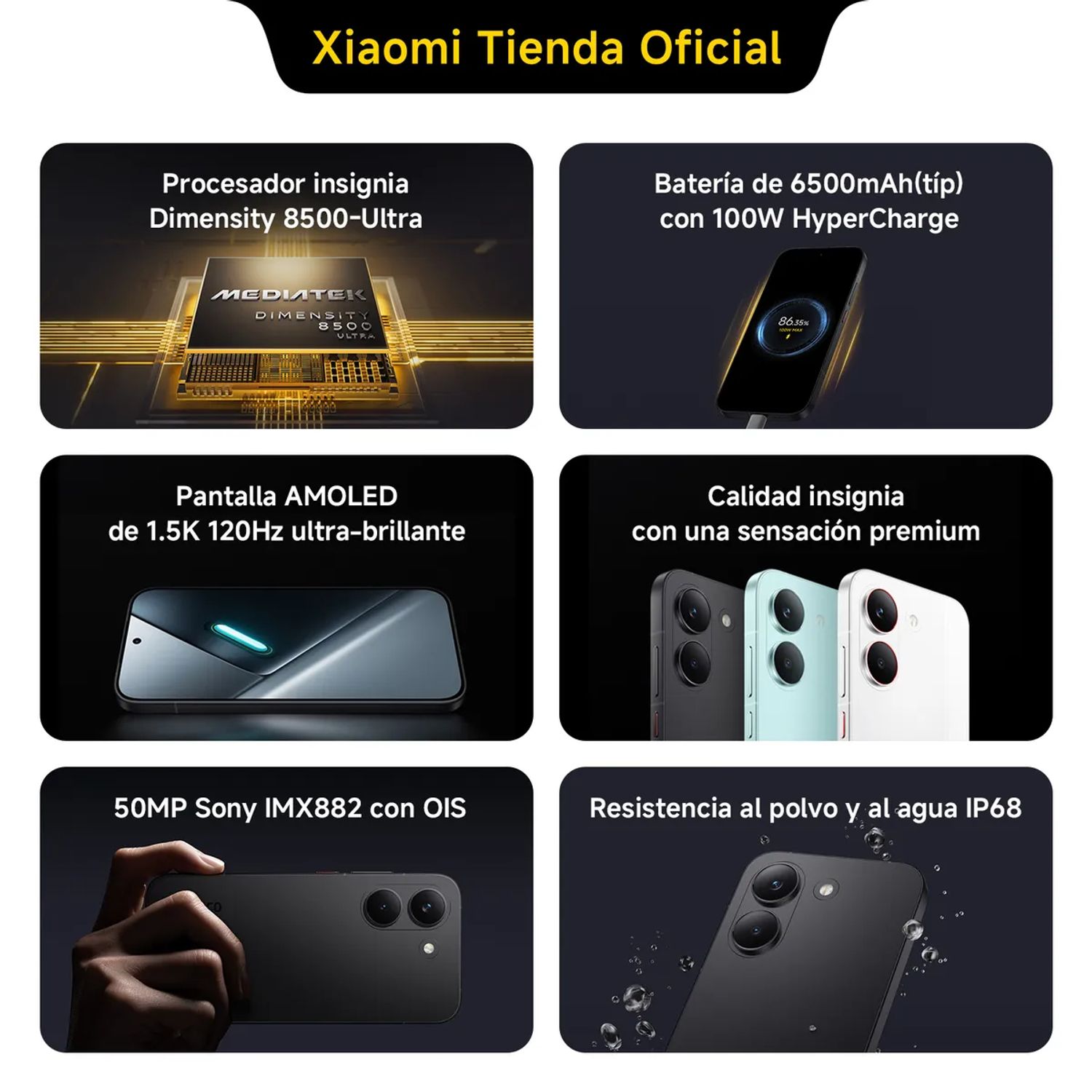 XIAOMI Xiaomi Poco X8 Pro 5g Ram 12gb+ 512gb Ip68 Resistente Agua