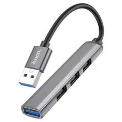 HOCO - Adaptador Hub USB a 4 Puertos USB HB26