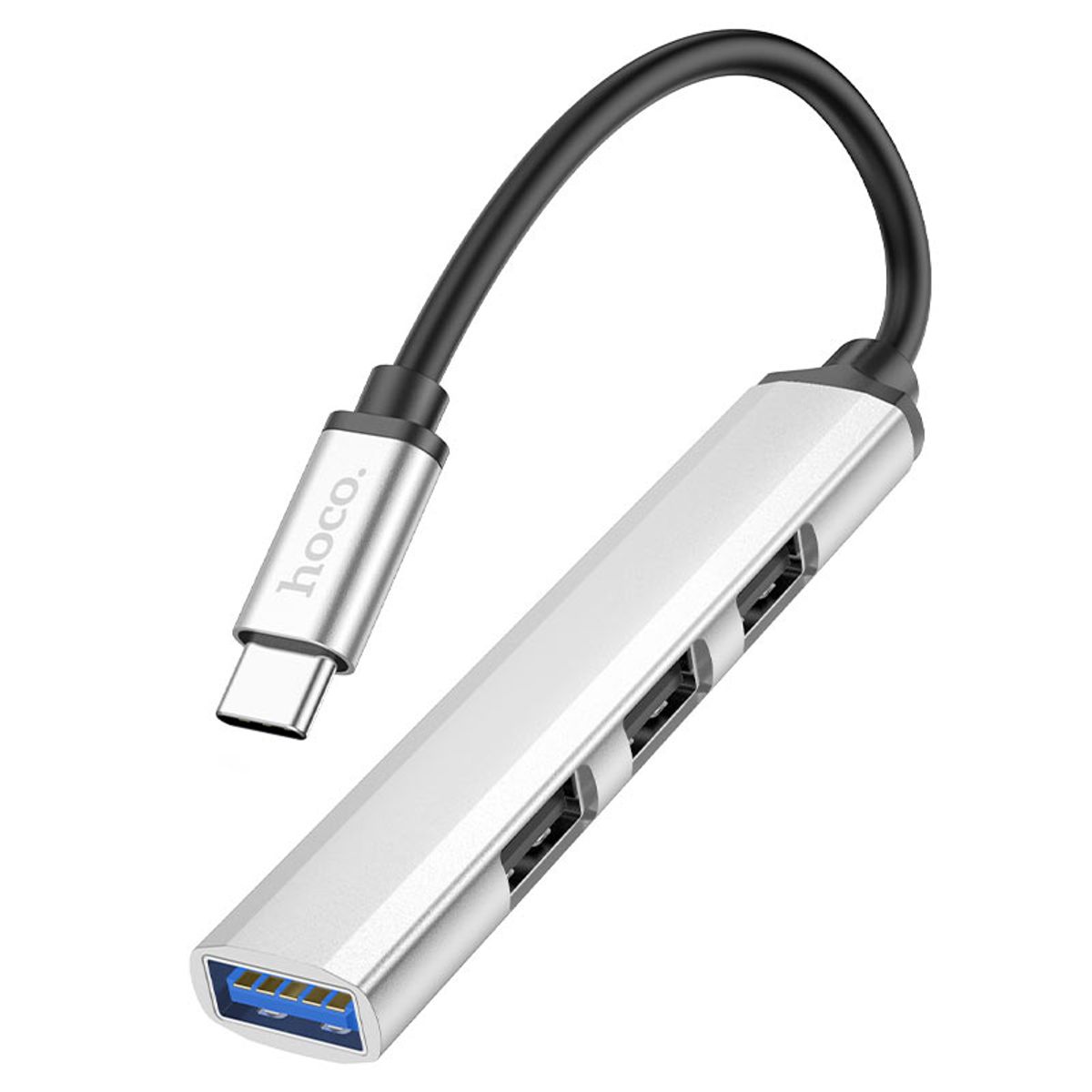 HOCO - Adaptador Hub USB-C a 4 Puertos USB Hoco HB26