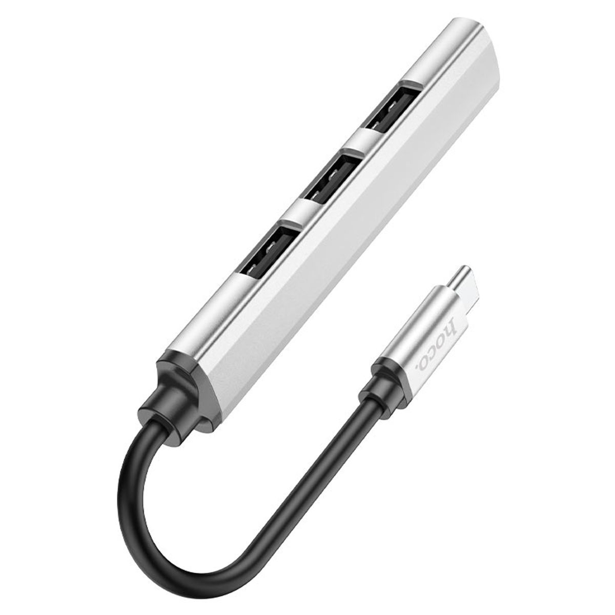 HOCO - Adaptador Hub USB-C a 4 Puertos USB Hoco HB26