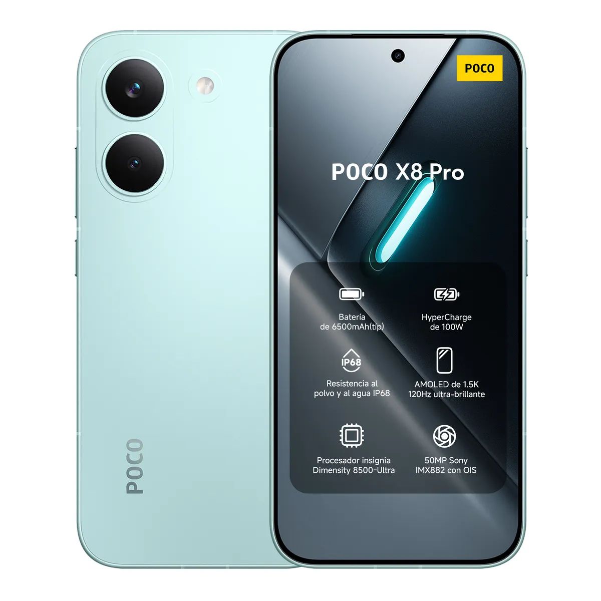 XIAOMI - Xiaomi Poco X8 Pro 5g Ram 12gb+ 512gb Ip68 Resistente Agua NFC -Verde