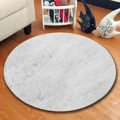 GENERICO - Alfombra Peluda Redonda 150x150cm
