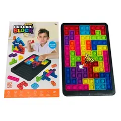 GENERICO - Juego De 27 Bloques De Buliding Pop It Bubble Tetris