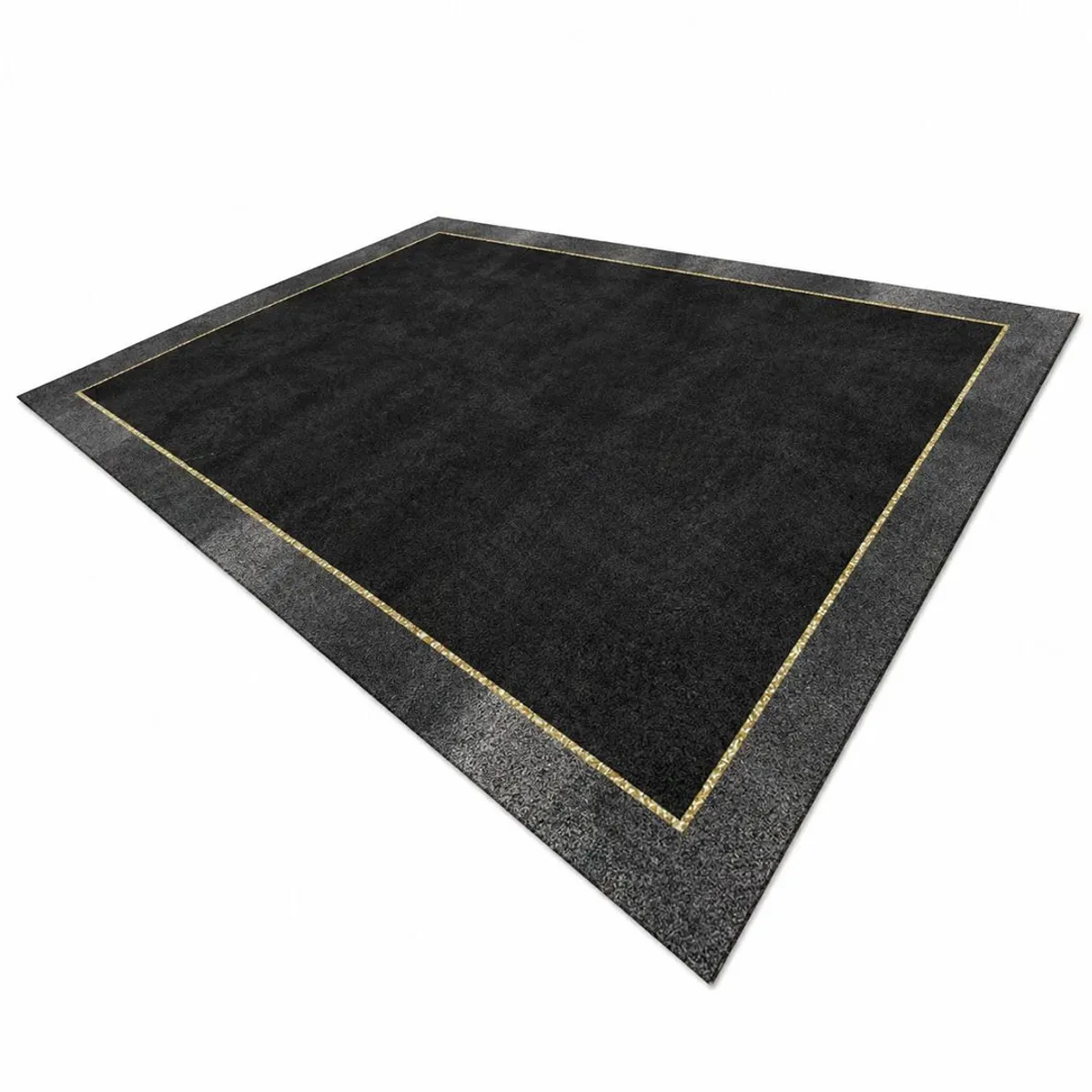 GENERICO - Alfombra Con Diseño  3D Lisas 200 X240  22