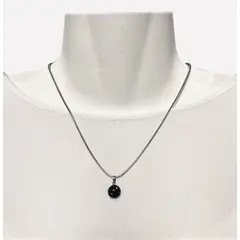 TAETHAI - Colgante o dije con Cristales negros y plata 925