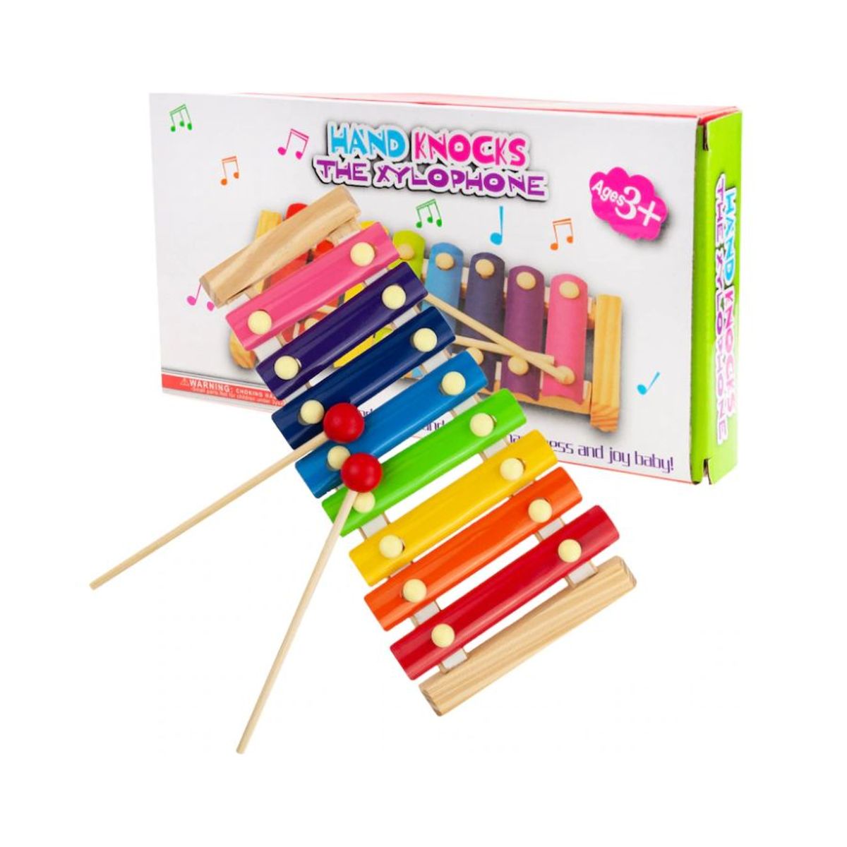 GENERICO - Xilófono Didáctico Infantil De Madera